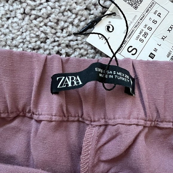 NWT Zara Strapless Lien Blend Jumpsuit - Picture 3 of 4